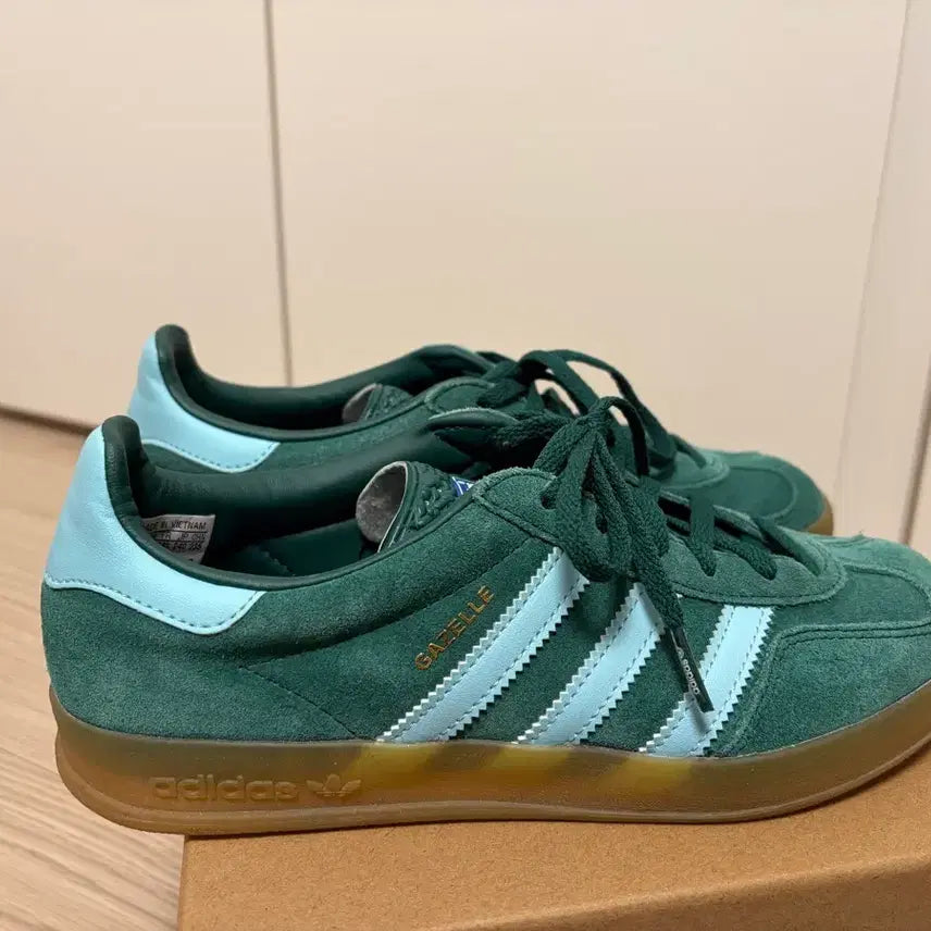 [BUNJANG] Adidas Gazelle Green Suede Sneakers / 아디다스 가젤 그린 스웨이드 운동화
