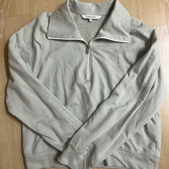 [BUNJANG] Loeuvre Half-Zip Sweatshirt / 루에브르 반집업