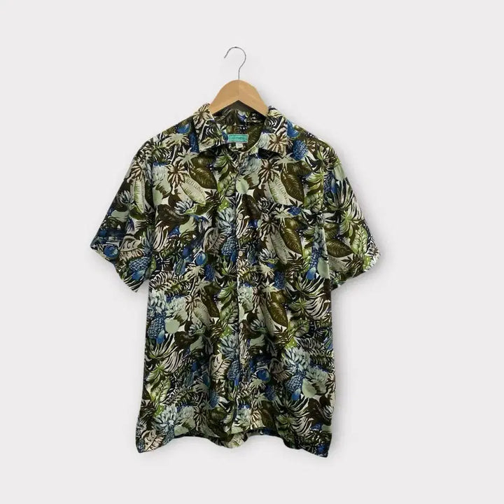 [BUNJANG] G.C.COTTO Vintage Hawaiian Short Sleeve Shirt L / G.C.COTTO 빈티지 하와이안 반팔셔츠 L