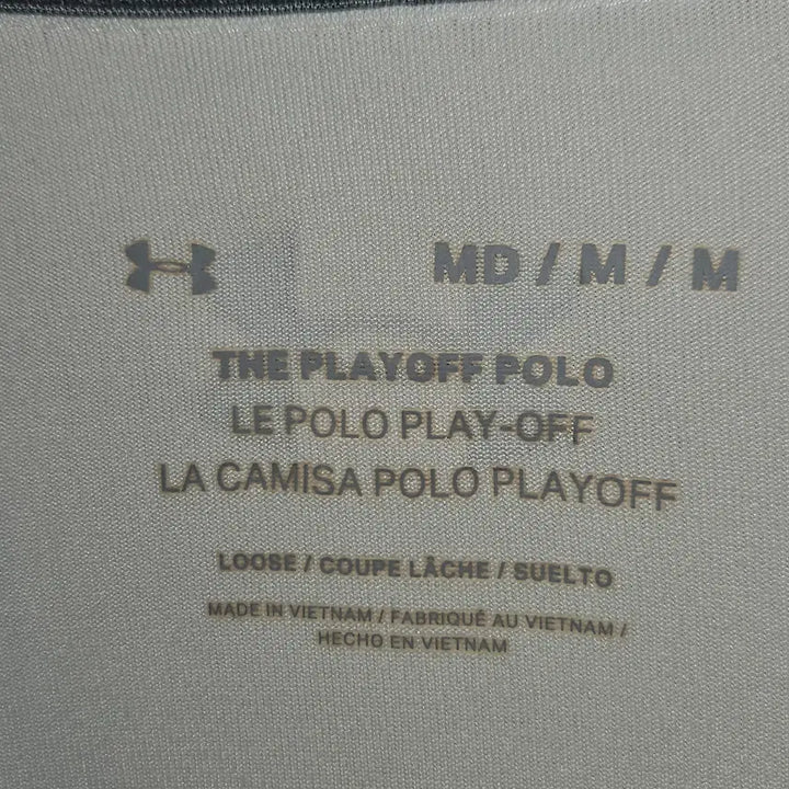 [BUNJANG] Under Armour Functional Polo Shirt White (M) / 언더아머 UA 기능성 카라티 폴로 반팔 피케티 화이트 M