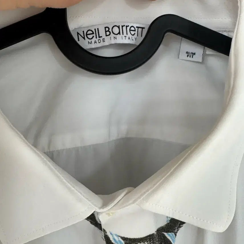 [BUNJANG] Neil Barrett White Shirt / 닐 바렛 100 화이트 셔츠 Made in Italy 이태리 생산품