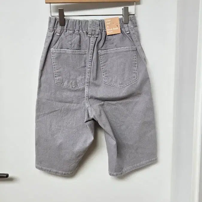 [BUNJANG] Unbranded 5-Part Lavender Tucked Shorts / 핀턱 5부 S싸이즈 219 스판 뒷밴딩 연보라 반바지