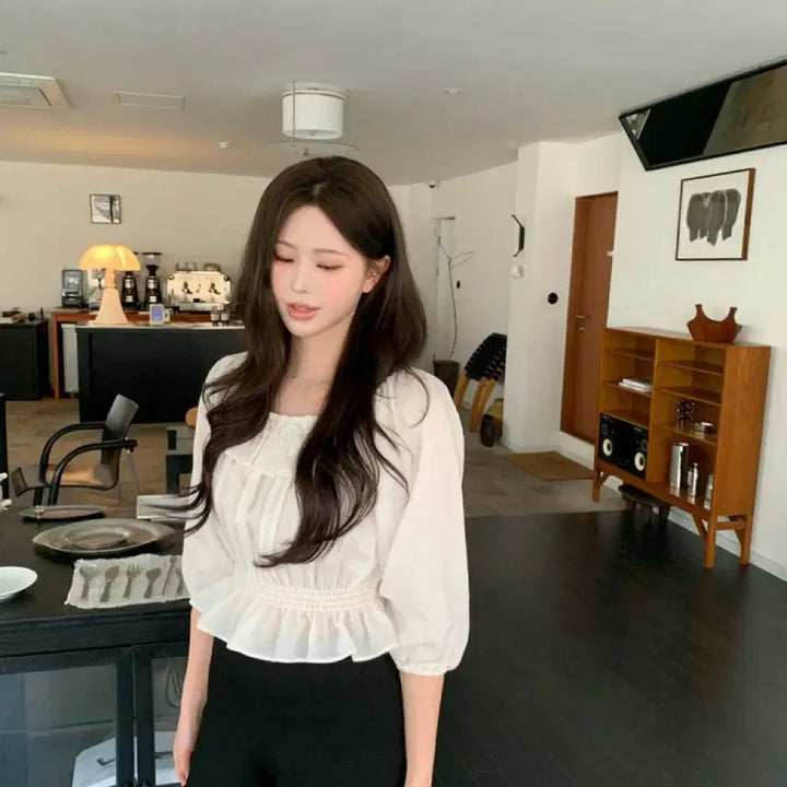 [BUNJANG] Shop Minet Shine Blouse / (택o새상품) 샵미네트 미네트 샤인 블라우스 shine blouse
