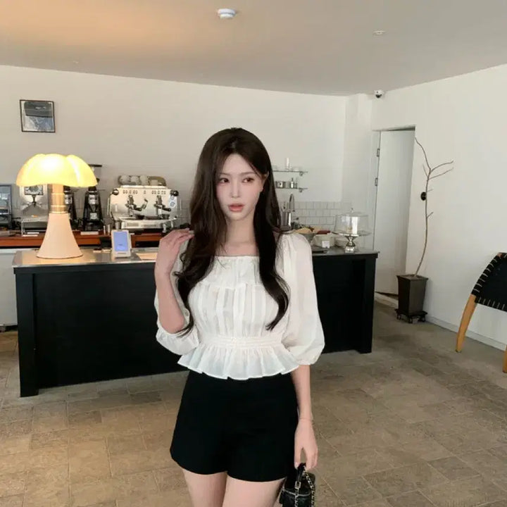 [BUNJANG] Shop Minet Shine Blouse / (택o새상품) 샵미네트 미네트 샤인 블라우스 shine blouse