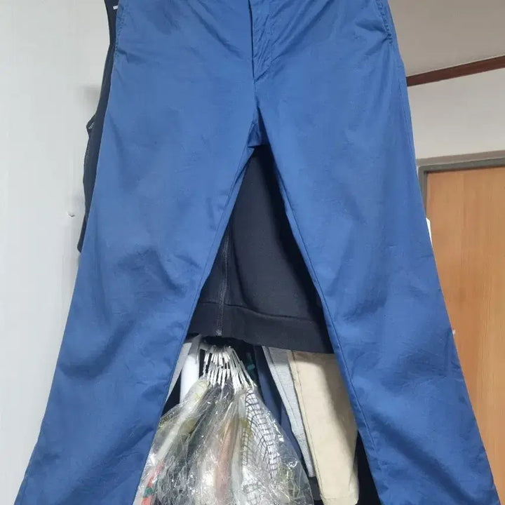 [BUNJANG] Hazzys Blue Cotton Pants (Size 32) / (세탁 완료)hazzys 면바지 블루 32사이즈