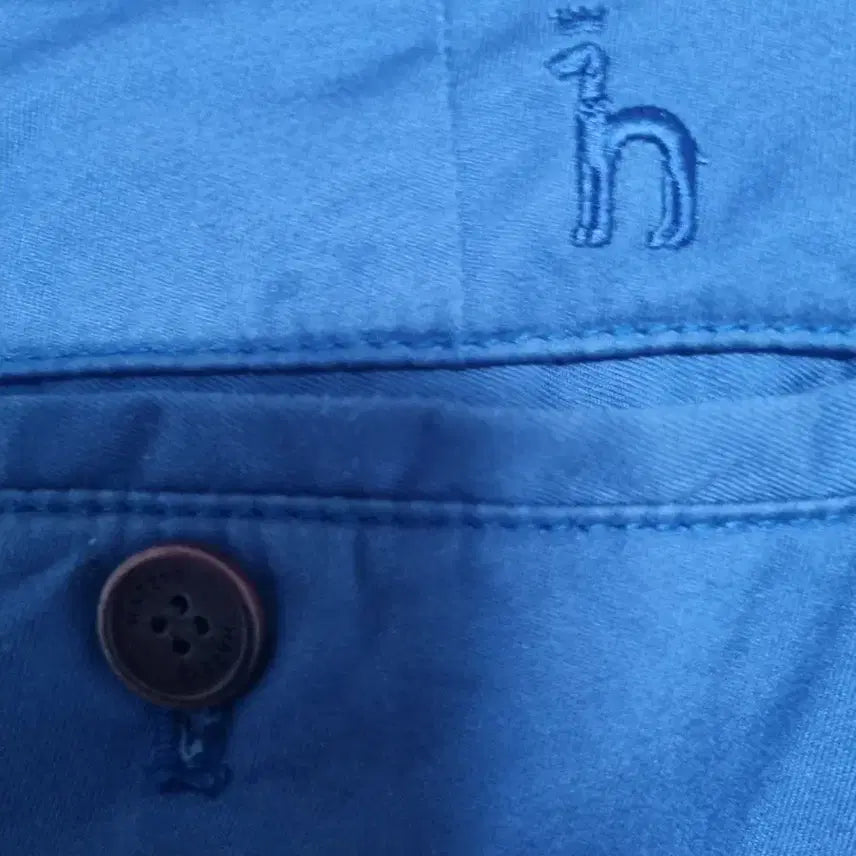 [BUNJANG] Hazzys Blue Cotton Pants (Size 32) / (세탁 완료)hazzys 면바지 블루 32사이즈