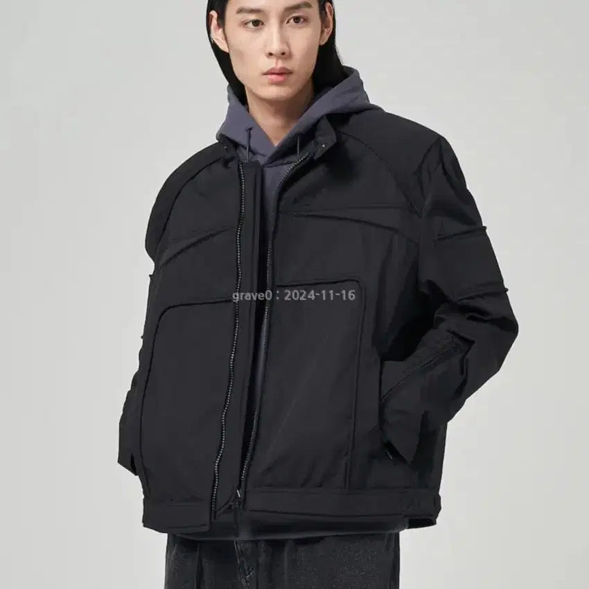 [BUNJANG] Juun.J Padded Racing Jacket / 준지 패디드 레이싱 자켓 48