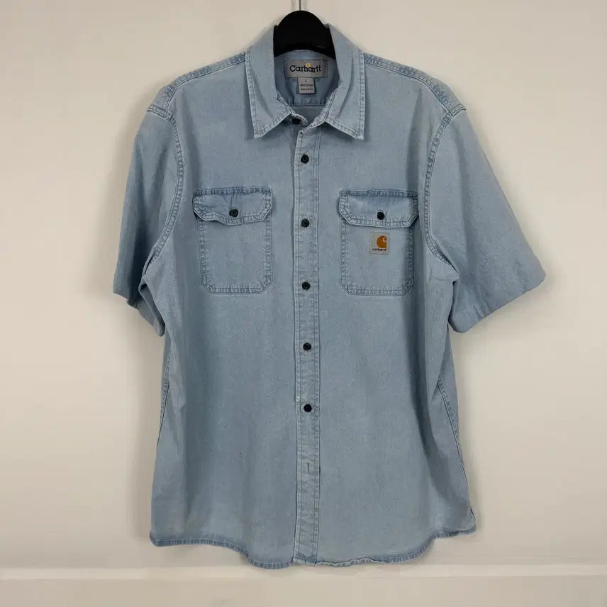 [BUNJANG] Carhartt Work Denim Shirt / b310) 칼하트 워크 청셔츠