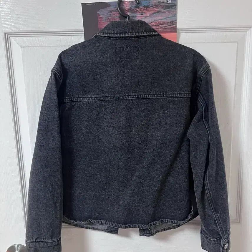 [BUNJANG] Ordinary Holiday Black Denim Jacket / 오디너리홀리데이 흑청 데님자켓
