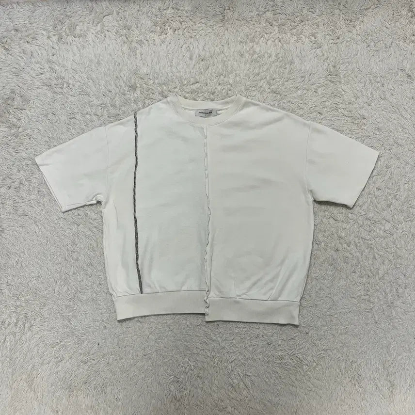 [BUNJANG] Andersson Bell White Overlock T-shirt / 앤더슨벨 화이트 오버록 반팔