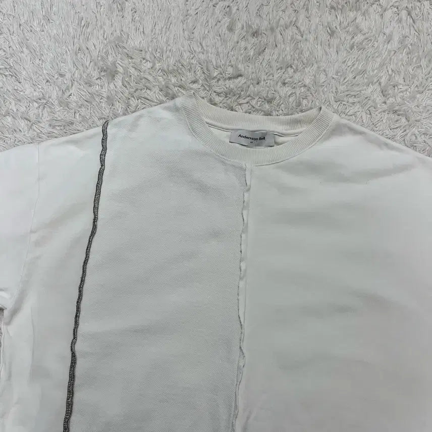[BUNJANG] Andersson Bell White Overlock T-shirt / 앤더슨벨 화이트 오버록 반팔