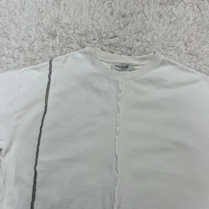 [BUNJANG] Andersson Bell White Overlock T-shirt / 앤더슨벨 화이트 오버록 반팔