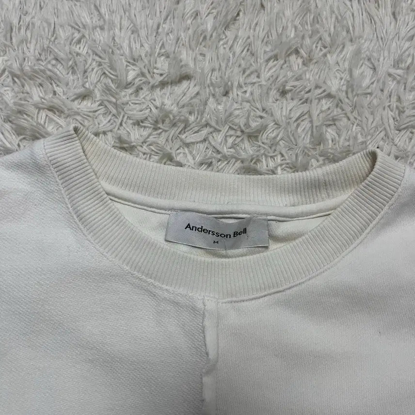 [BUNJANG] Andersson Bell White Overlock T-shirt / 앤더슨벨 화이트 오버록 반팔