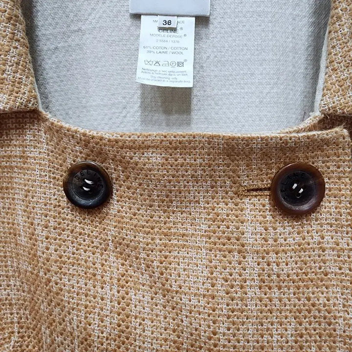 [BUNJANG] Celine Tweed Crop Jacket 36 / 셀린느 트위드 크롭 자켓 36