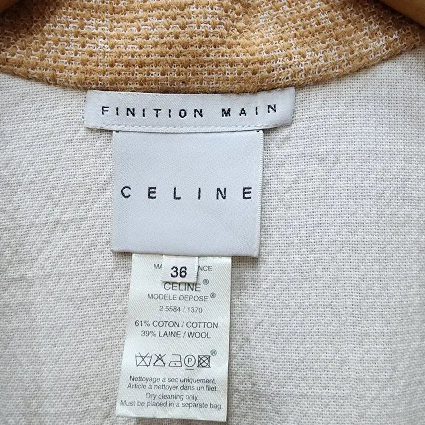 [BUNJANG] Celine Tweed Crop Jacket 36 / 셀린느 트위드 크롭 자켓 36