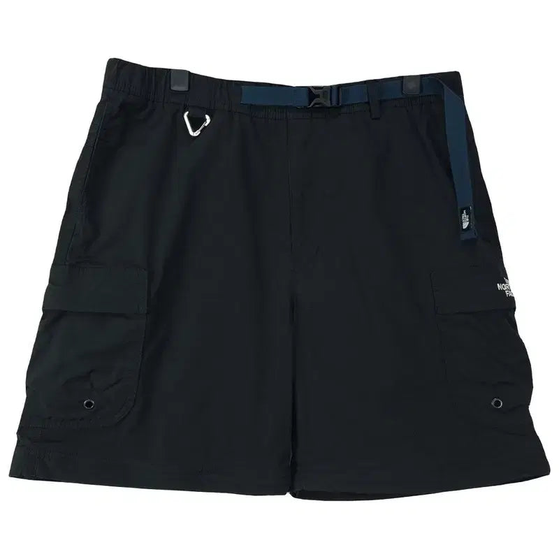 [SOLD OUT] 노스페이스 로고 자수 커고 반바지 블랙 M20214