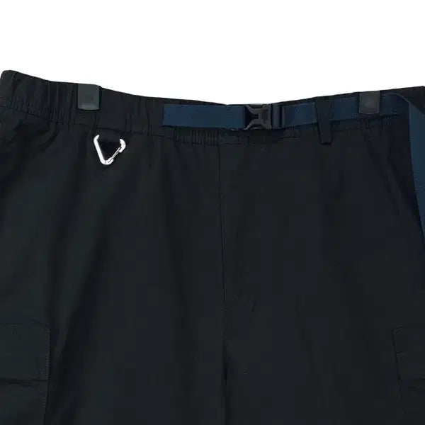 [SOLD OUT] 노스페이스 로고 자수 커고 반바지 블랙 M20214