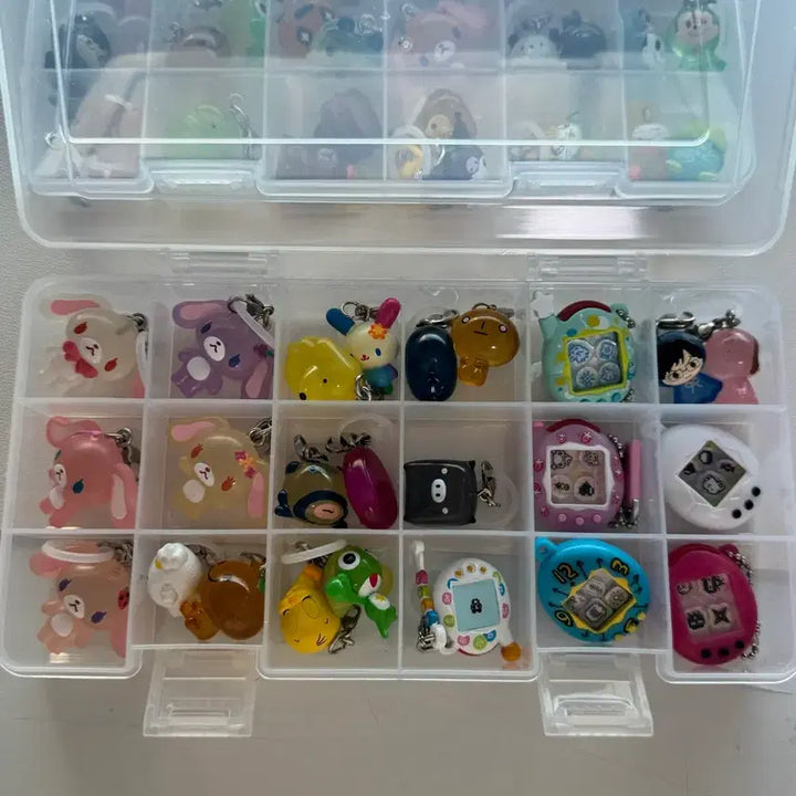 [SOLD OUT] 메지루시 양도 슈가바니즈 몬치치 케로로 다마고치 키링 교환