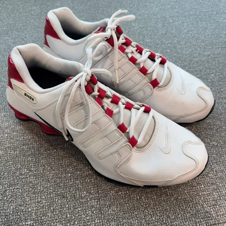 [BUNJANG] Nike Shox NZ University Red Sneakers / 나이키 샥스 NZ 유니버시티 레드 290
