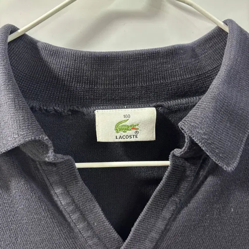 [BUNJANG] Lacoste Cotton Knit Polo Shirt / (L) 라코스테 코튼 니트 카라티 2.5