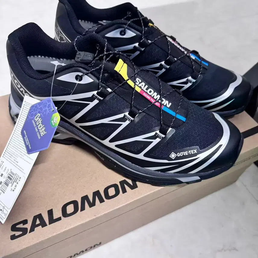 [BUNJANG] Salomon XT-6 Gore-Tex Black Silver Sneakers (270mm) / 살로몬 XT-6 고어텍스 블랙 실버 270MM