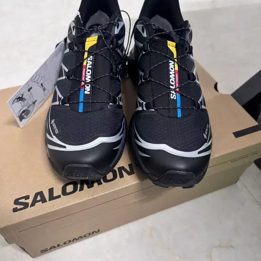 [BUNJANG] Salomon XT-6 Gore-Tex Black Silver Sneakers (270mm) / 살로몬 XT-6 고어텍스 블랙 실버 270MM