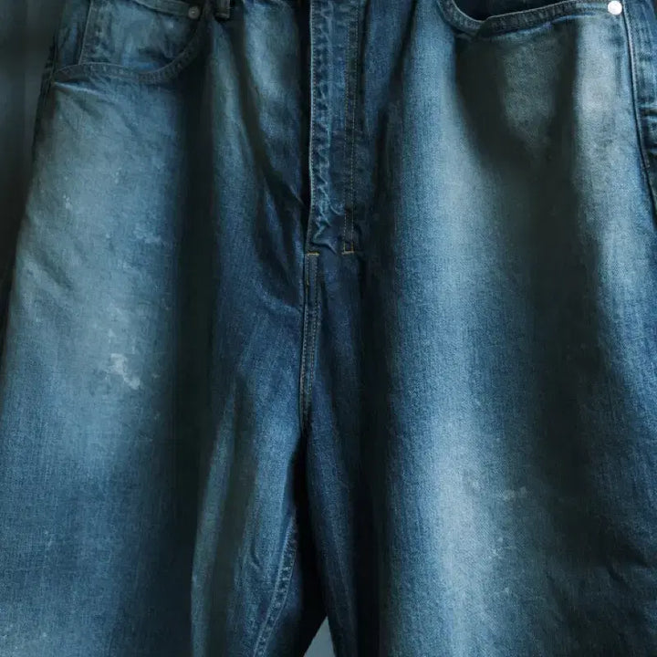 [SOLD OUT] 안셀름 aging wide denim pants (3)