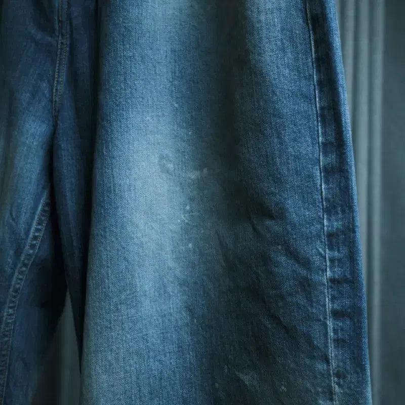 [SOLD OUT] 안셀름 aging wide denim pants (3)