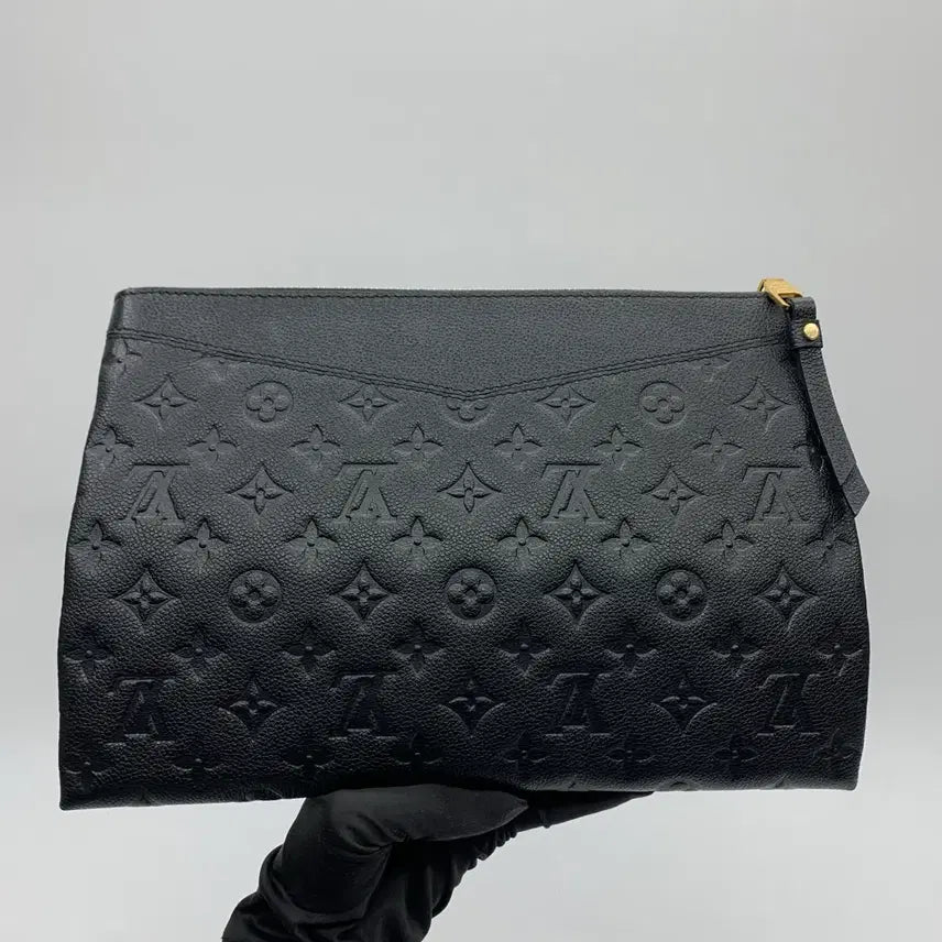 [BUNJANG] Louis Vuitton Empreinte Daily Pouch Black M62937 / 267001477 루이비통 앙프렝뜨 데일리 파우치 블랙 M62937