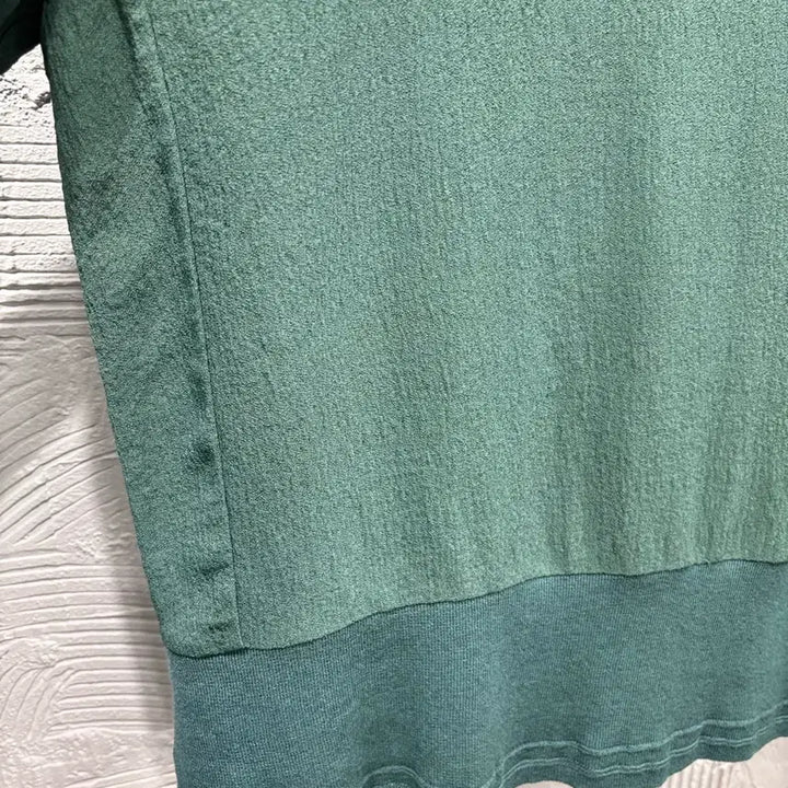 [BUNJANG] PRENDANG Loose Fit Green Short Sleeve Top / 쁘렝땅 루즈핏 그린 반팔탑
