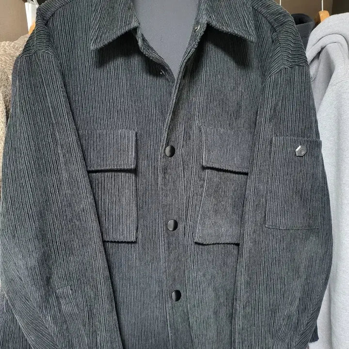 [BUNJANG] Solid Homme Black Corduroy Jacket / 솔리드옴므 블랙 코듀로이 자켓 50