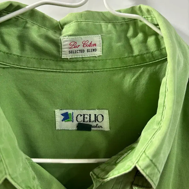 [BUNJANG] Celio Vintage Washed Short Sleeve Shirt / (M) 프랑스 셀리오 빈티지 워싱 반팔셔츠  3.5
