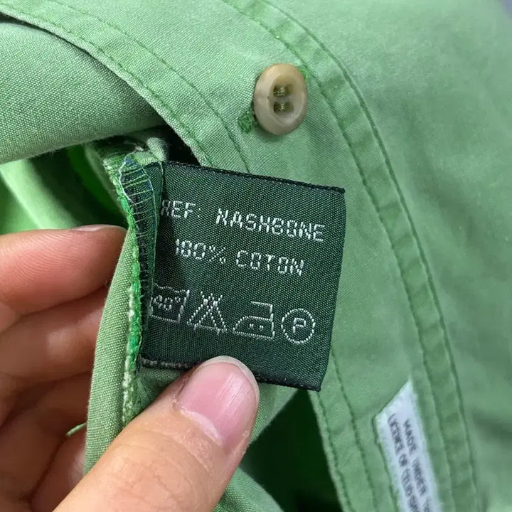 [BUNJANG] Celio Vintage Washed Short Sleeve Shirt / (M) 프랑스 셀리오 빈티지 워싱 반팔셔츠  3.5