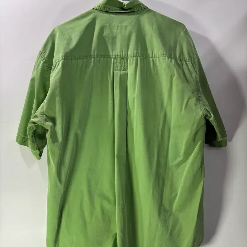 [BUNJANG] Celio Vintage Washed Short Sleeve Shirt / (M) 프랑스 셀리오 빈티지 워싱 반팔셔츠  3.5