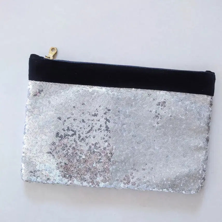 [BUNJANG] Sequin Velvet Pouch/Clutch / 고급 스팽글 벨벳 파우치/클러치