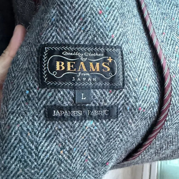 [BUNJANG] Beams Plus Herringbone Balmacaan Coat / 빔즈 플러스 헤링본 발마칸 코트 L