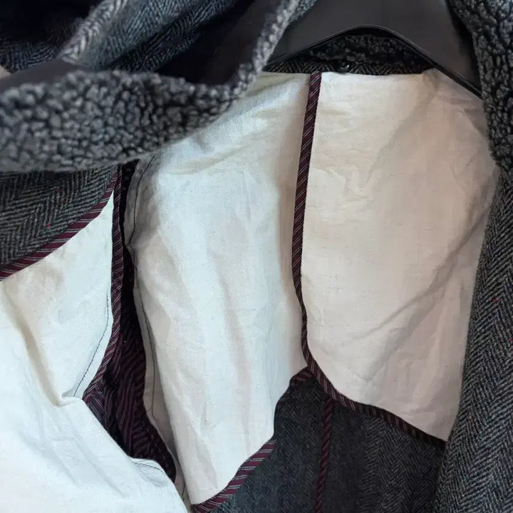 [BUNJANG] Beams Plus Herringbone Balmacaan Coat / 빔즈 플러스 헤링본 발마칸 코트 L