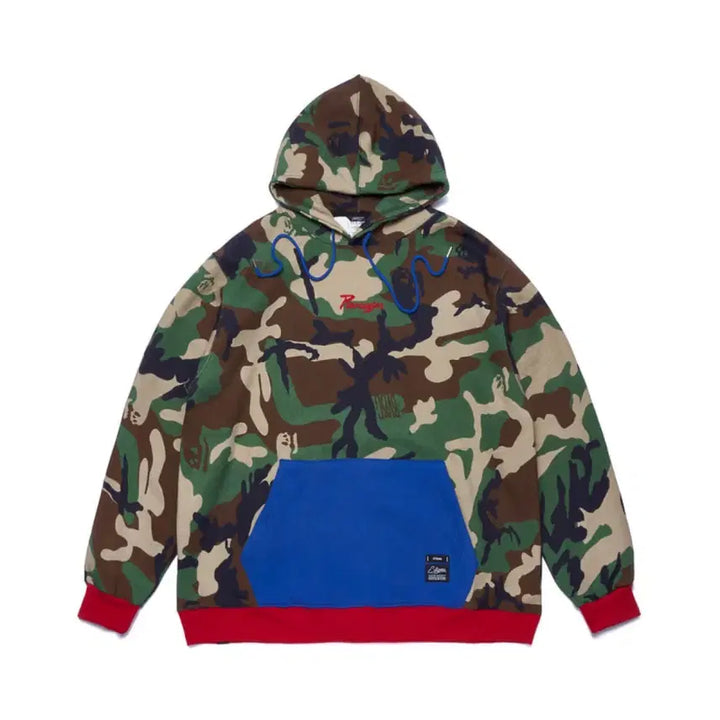 [BUNJANG] Stigma Oversized Camo Hoodie / 스티그마 오버핏 카모 후드티