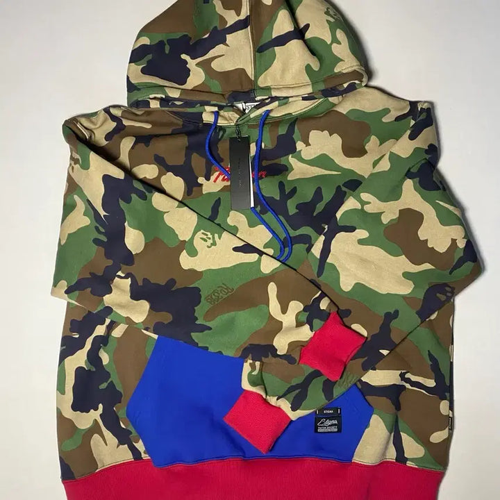 [BUNJANG] Stigma Oversized Camo Hoodie / 스티그마 오버핏 카모 후드티