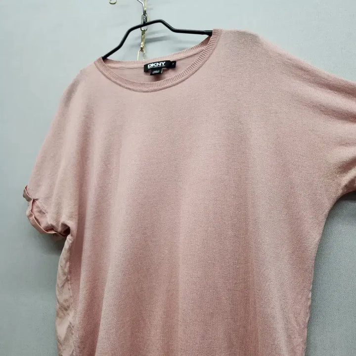 [BUNJANG] DKNY Silk/Cashmere Blend Short Sleeve Knit Top / DKNY 실크/캐시미어 혼방 반팔 니트 P(M)