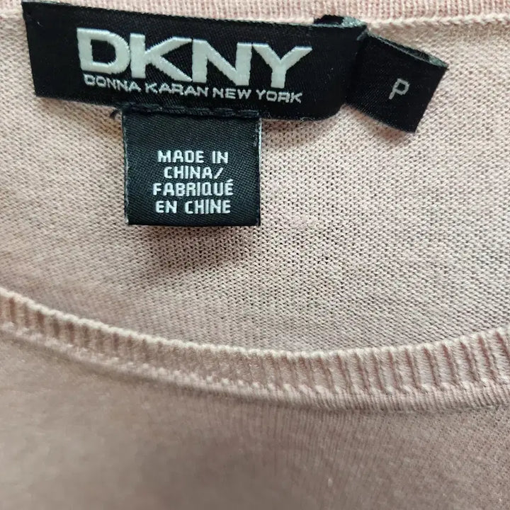 [BUNJANG] DKNY Silk/Cashmere Blend Short Sleeve Knit Top / DKNY 실크/캐시미어 혼방 반팔 니트 P(M)