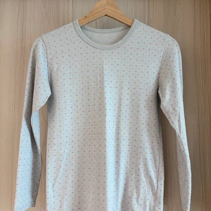 [BUNJANG] Vintage Pink Heart Pattern Spring Inner / [일본 빈티지] 연핑크 하트 패턴 봄 이너