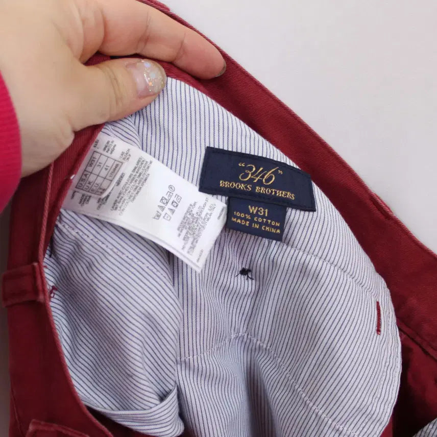[BUNJANG] Brooks Brothers Classic Cotton Chino Pants (Size 31) / [정품] 브룩스 브라더스 남성 클래식 코튼 치노 팬츠 (31) 상상샵