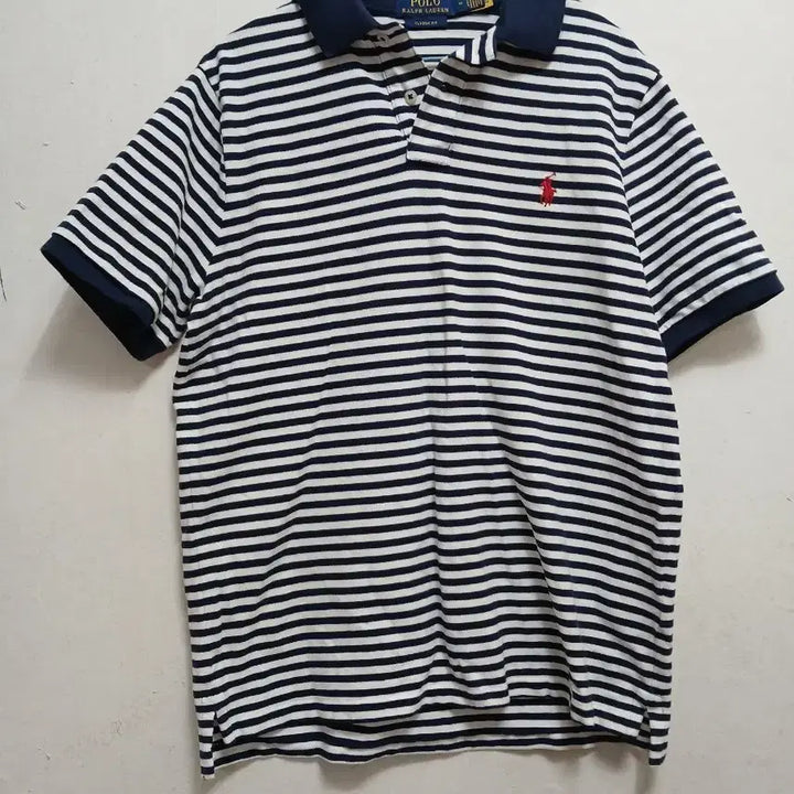 [SOLD OUT] 폴로 남성 스트라이프 반팔 카라 티셔츠 사이즈 M 95~100