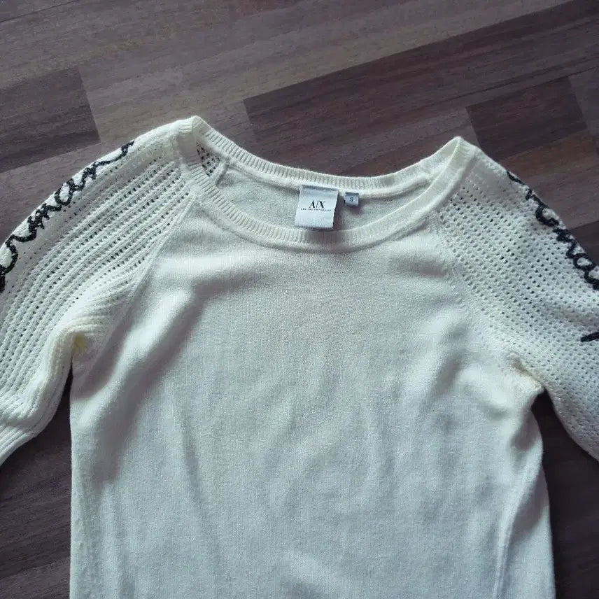 [BUNJANG] Armani Exchange T-shirt - Ivory - Size S / 알마니 익스체인지티셔츠//S사이즈/최상급