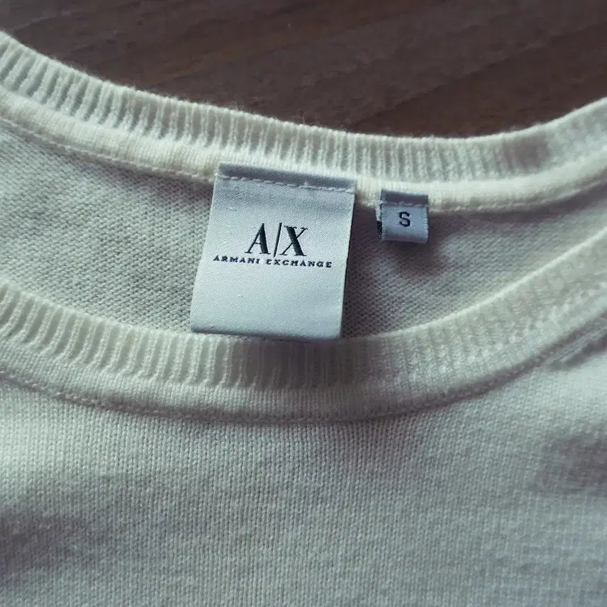 [BUNJANG] Armani Exchange T-shirt - Ivory - Size S / 알마니 익스체인지티셔츠//S사이즈/최상급