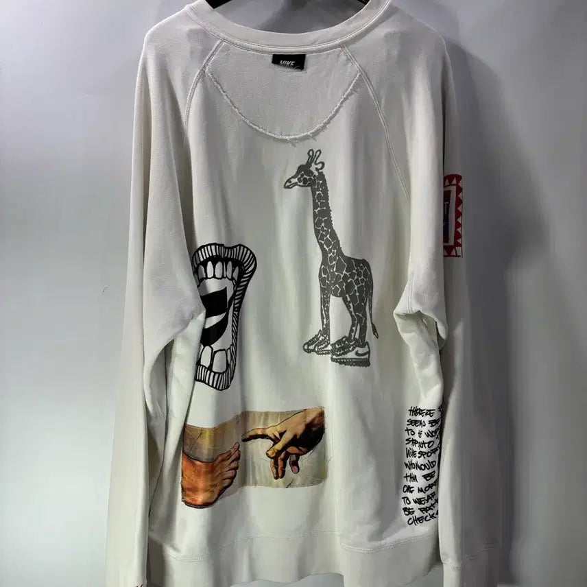 [BUNJANG] Nike NSW Graffiti Print Sweatshirt (XL) / [XL] 나이키 NSW 그래피티 프린팅 맨투맨2.9