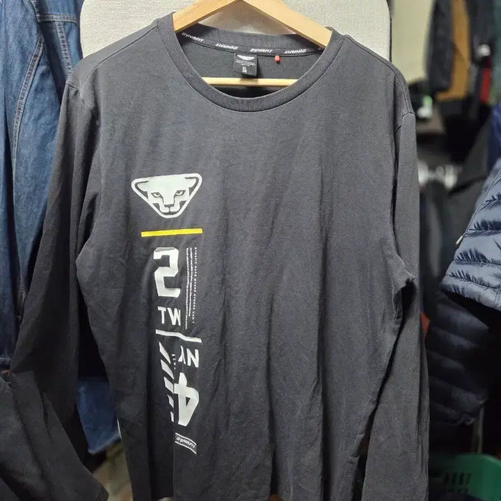 [BUNJANG] Dynafit Black Long Sleeve T-Shirt / 다이나핏 블랙 긴팔 티셔츠
