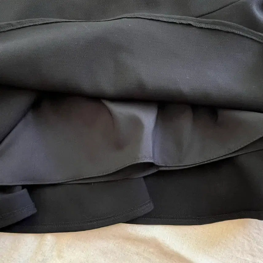 [BUNJANG] Black See-Through Mermaid Dress / 블랙 시스루 배색 머메이드핏 원피스