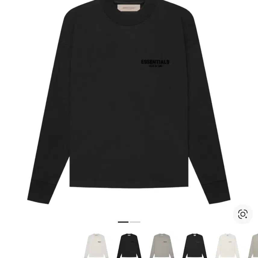 [BUNJANG] Fear of God Essentials Long Sleeve Stretch Limo (Black) / 22년 피어오브갓에센셜 롱슬리브 스트레치리모(블랙)